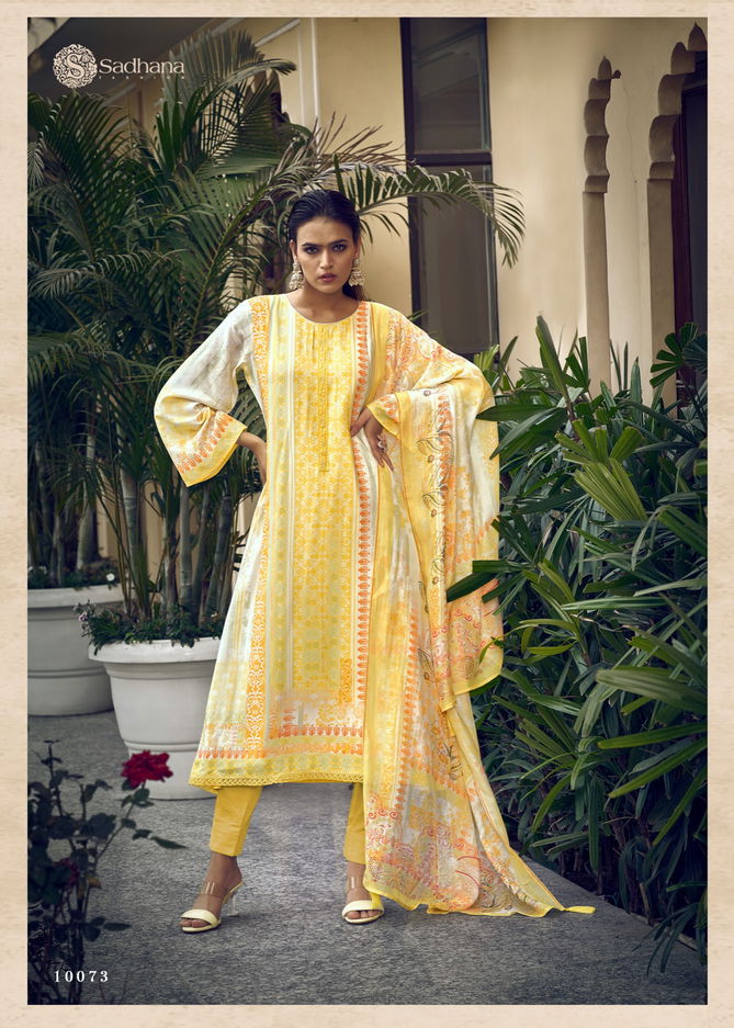 Ryssa By Sadhana Heavy Muslin Silk Printed Salwar Kameez Wholesale Shop In Surat